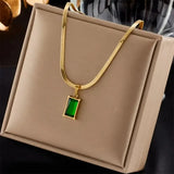 Schmuckset Lina mit Smaragd