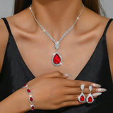 Parure Thalira en or blanc