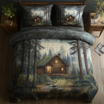 Ensemble de lit matelassé 3 pièces - Log Cabin