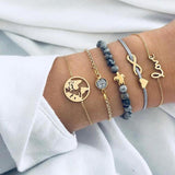 Ensemble de bracelets scintillants