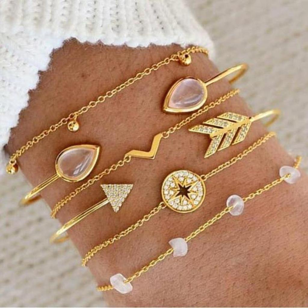 Ensemble de bracelets scintillants