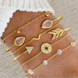 Ensemble de bracelets scintillants