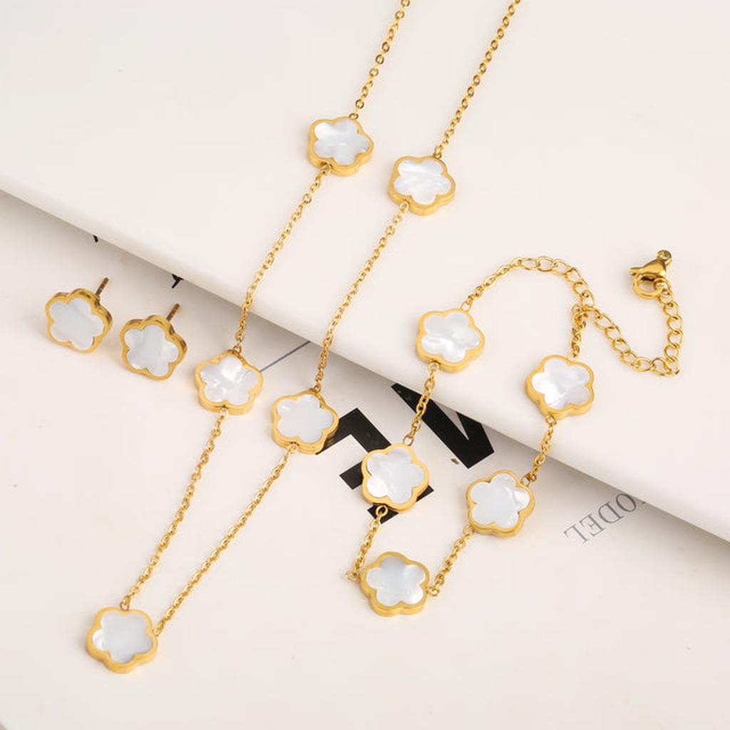 Ensemble de bijoux en forme d'arbre