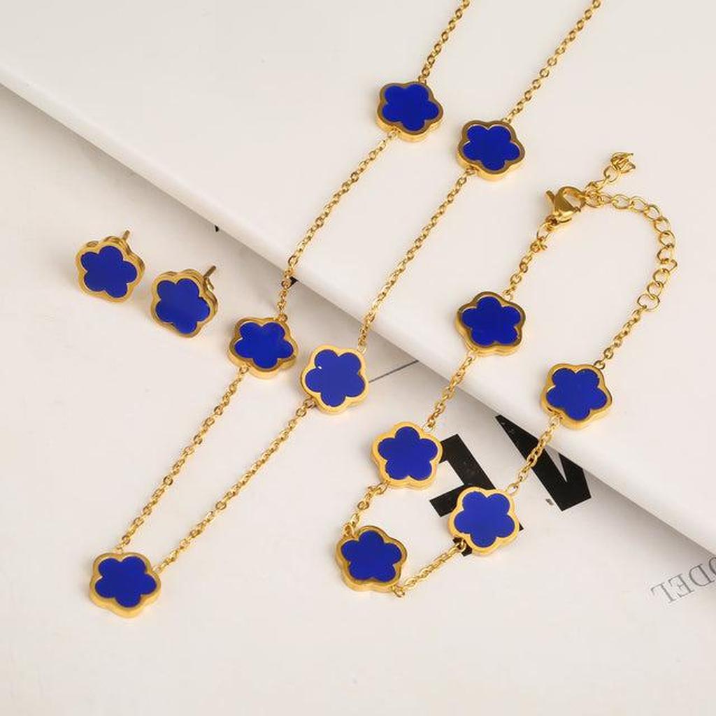 Ensemble de bijoux en forme d'arbre
