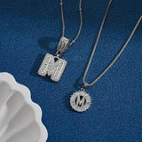 Initialen-Halsketten-Set