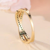 Bague rivière d'émeraude