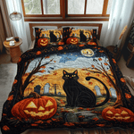 Ensemble de lit matelassé 3 pièces - Chat
