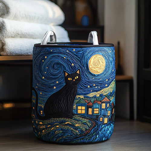 Panier à linge matelassé Pattes d'Étoiles