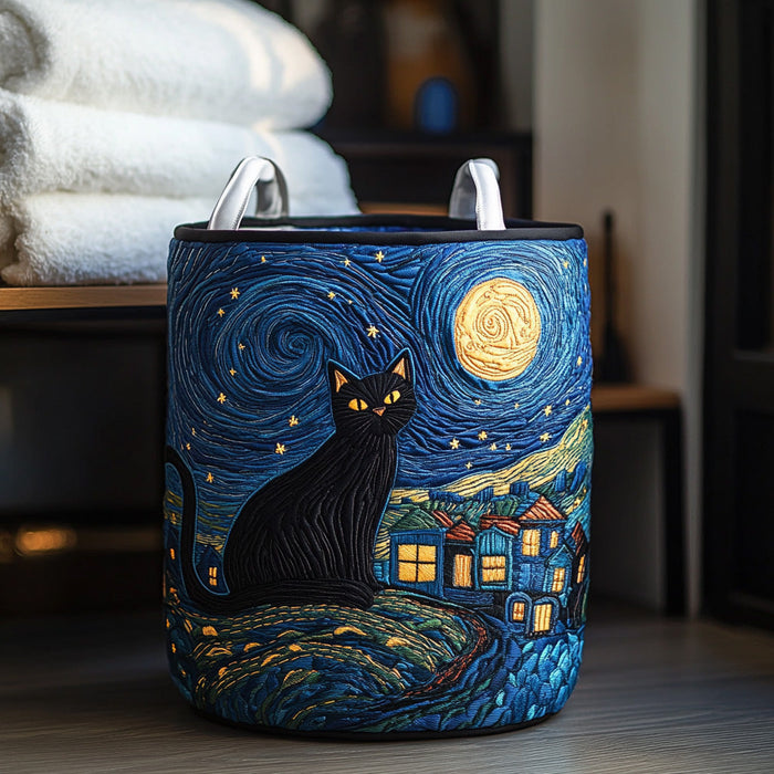 Panier à linge matelassé Pattes d'Étoiles