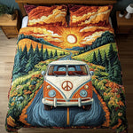 Ensemble de lit matelassé 3 pièces - Van Hippie