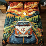 Ensemble de lit matelassé 3 pièces - Van Hippie