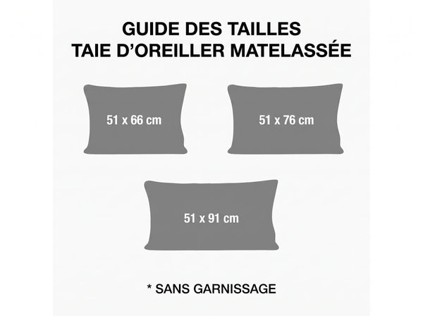 Taie d'oreiller matelassée Joie de la Moisson