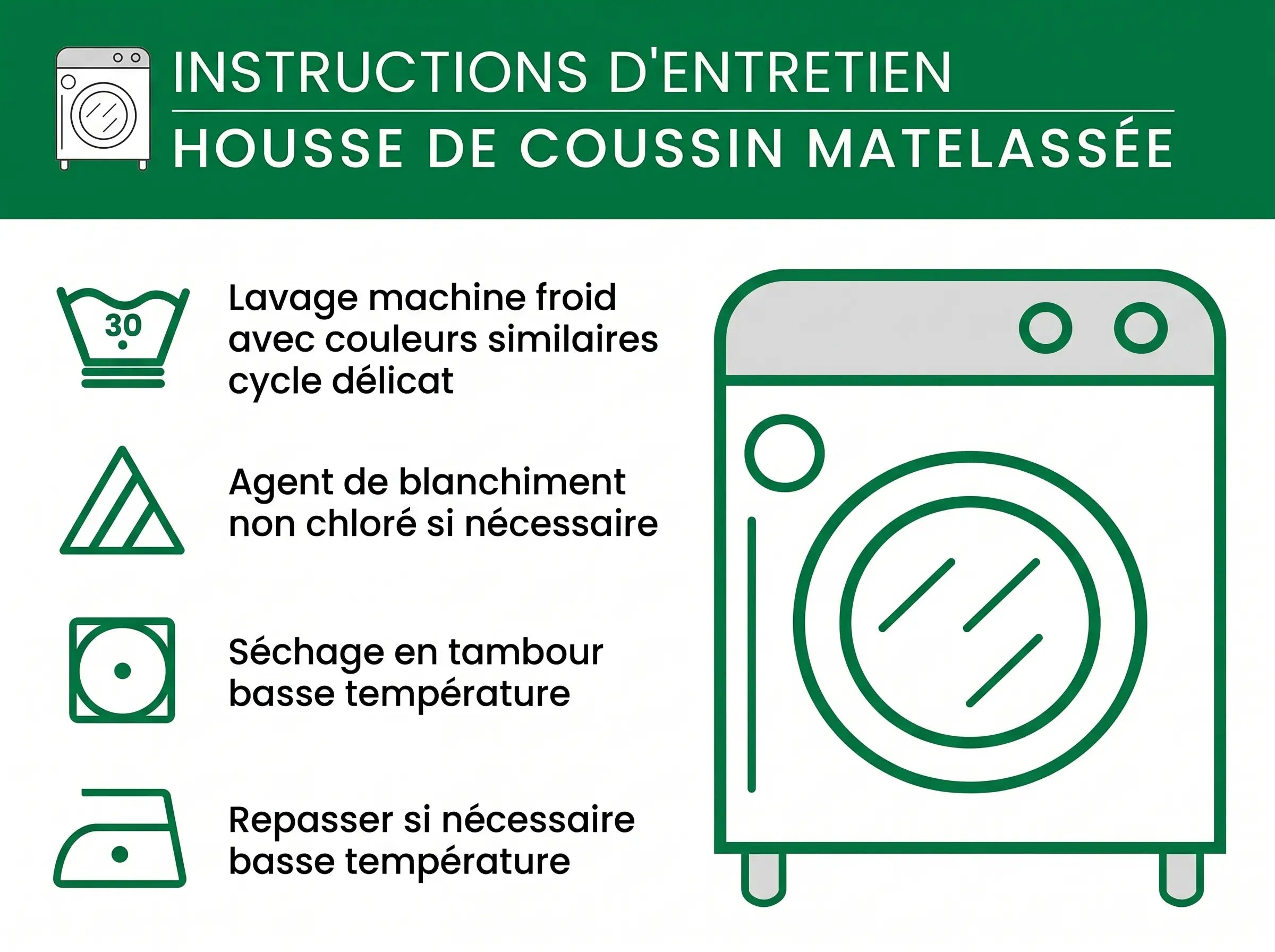 Taie d'oreiller matelassée Joie de la Moisson – vue 3