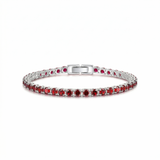 Bracelet tennis | Or blanc