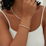 Bracelet tennis en or