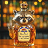 Carafe à whisky – Édition Raton Laveur Rebelle