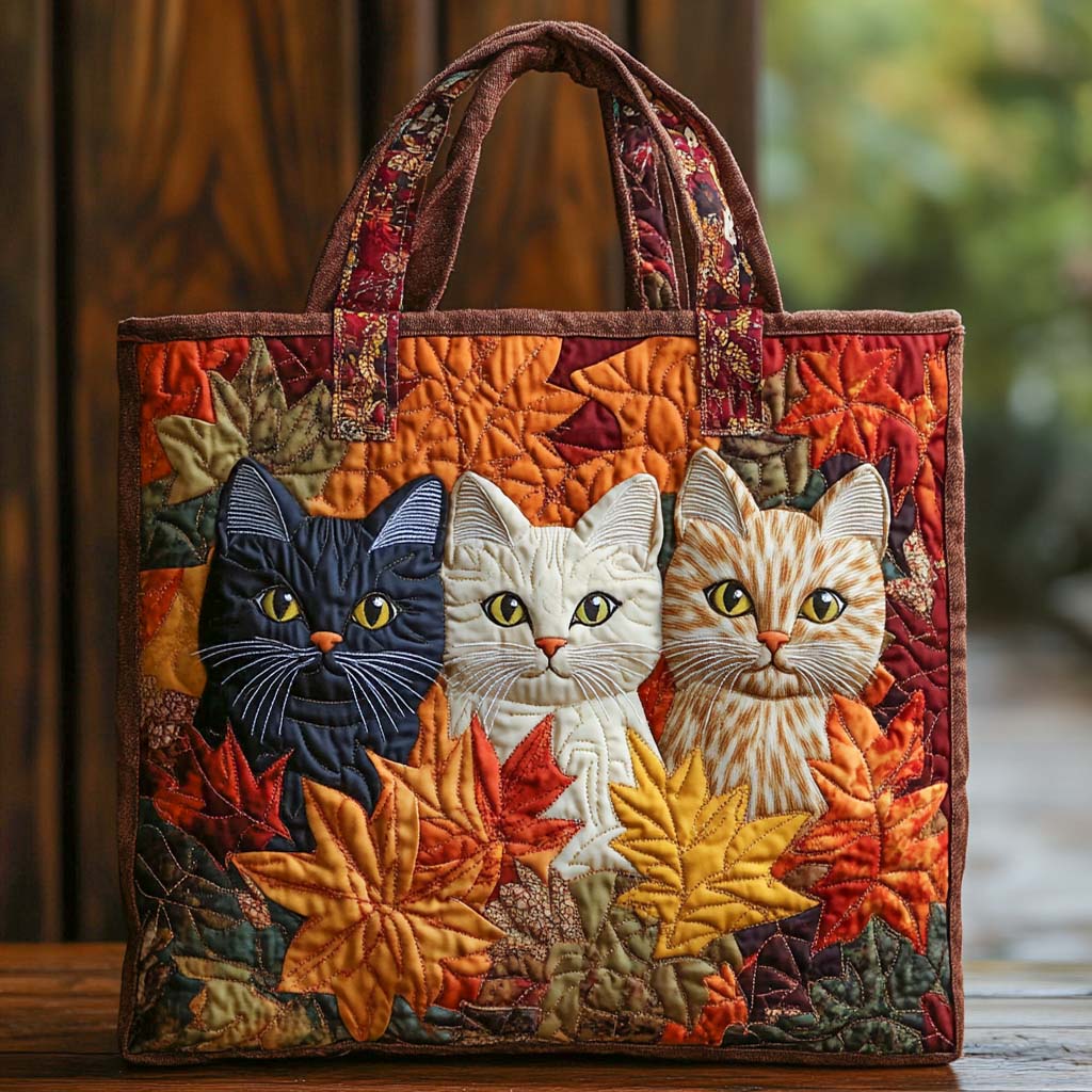 Sac cabas chat matelassé