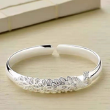 Bracelet ajustable en or blanc