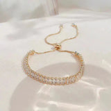 Bracelet ajustable avec zircones