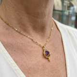 Collier améthyste « Tourbillon » Vespera | Or