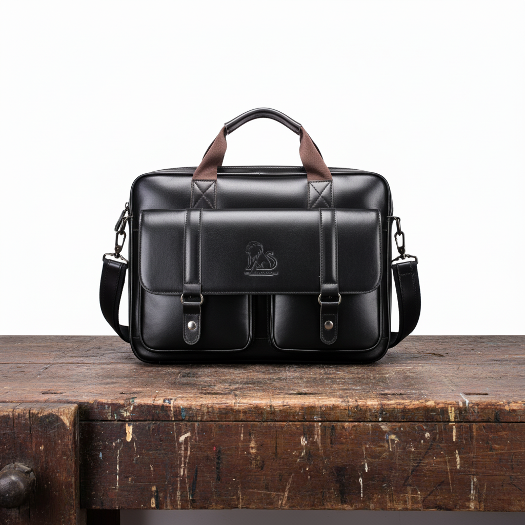 Eulalie – Sac serviette à boucles