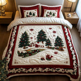 Ensemble de lit matelassé 3 pièces - Pays des Merveilles d'Hiver