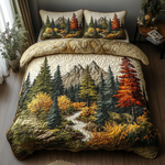 Ensemble de lit matelassé 3 pièces - Étreinte des Bois