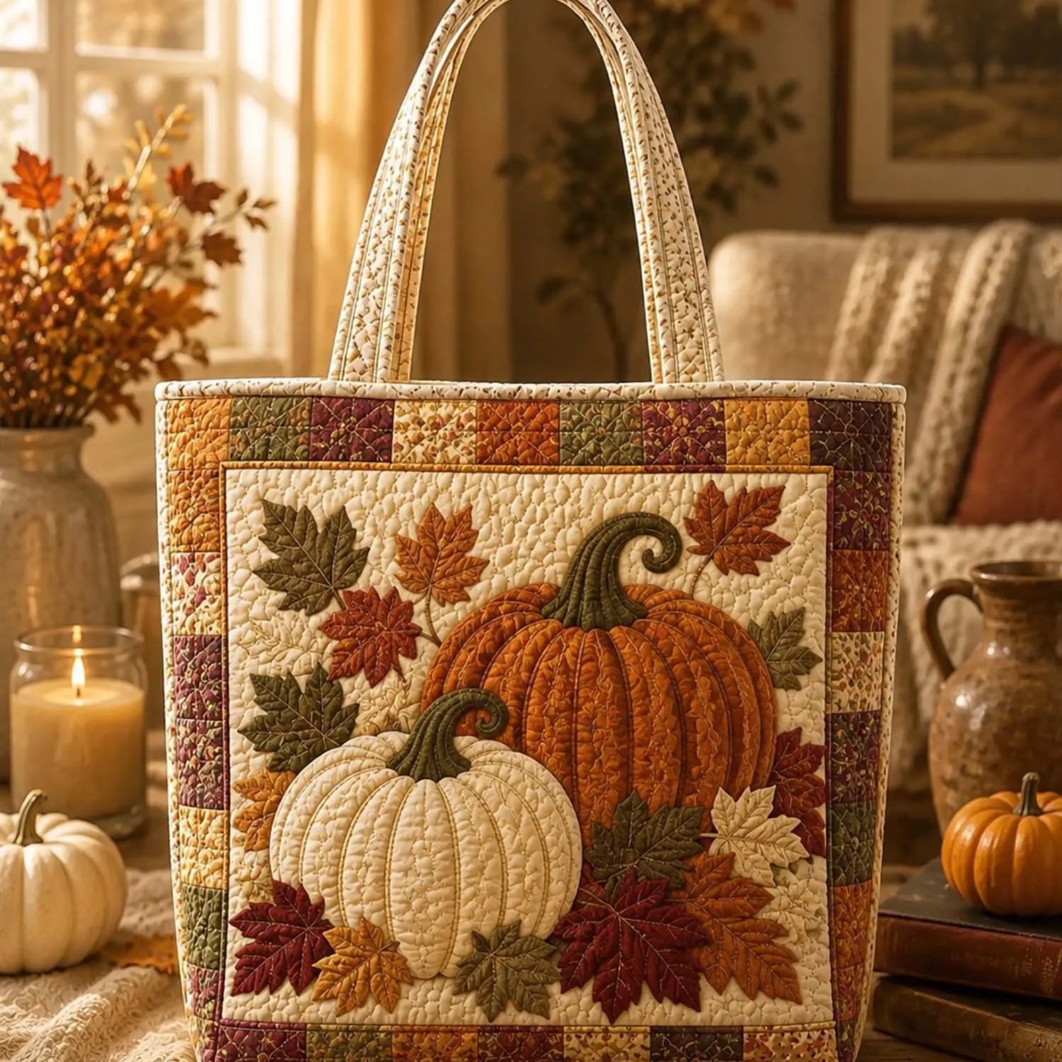 Sac cabas matelassé