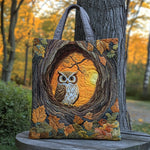 Sac cabas hibou matelassé