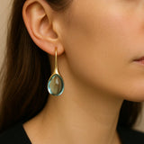 Boucles d'oreilles gouttes minimalistes