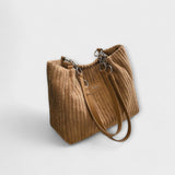 Hélène – Sac porté épaule en velours côtelé