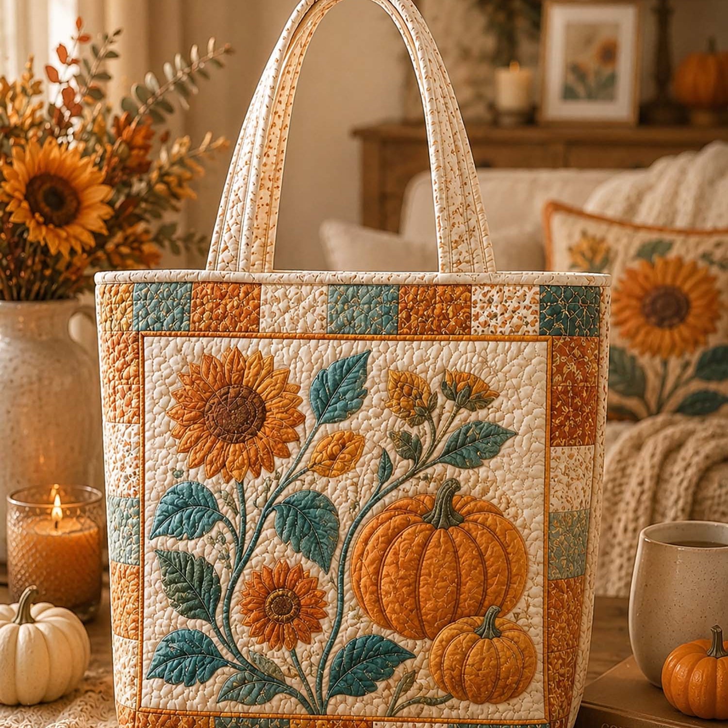 Sac cabas matelassé