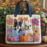 Sac cabas bouledogue français matelassé