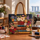 Sac à main artisanal | Bibliothèque florale