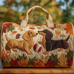Sac de voyage matelassé Teckel d'Automne