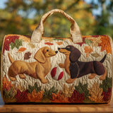 Sac de voyage matelassé Teckel d'Automne