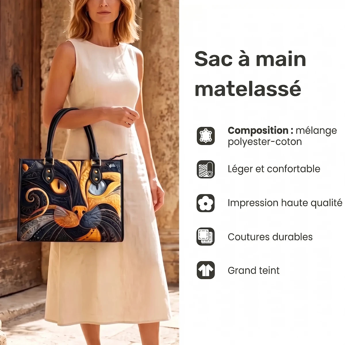Sac à main - Chat d'art II - photo 1 [fr]