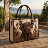 Sac à main - Portrait de Labrador Marron