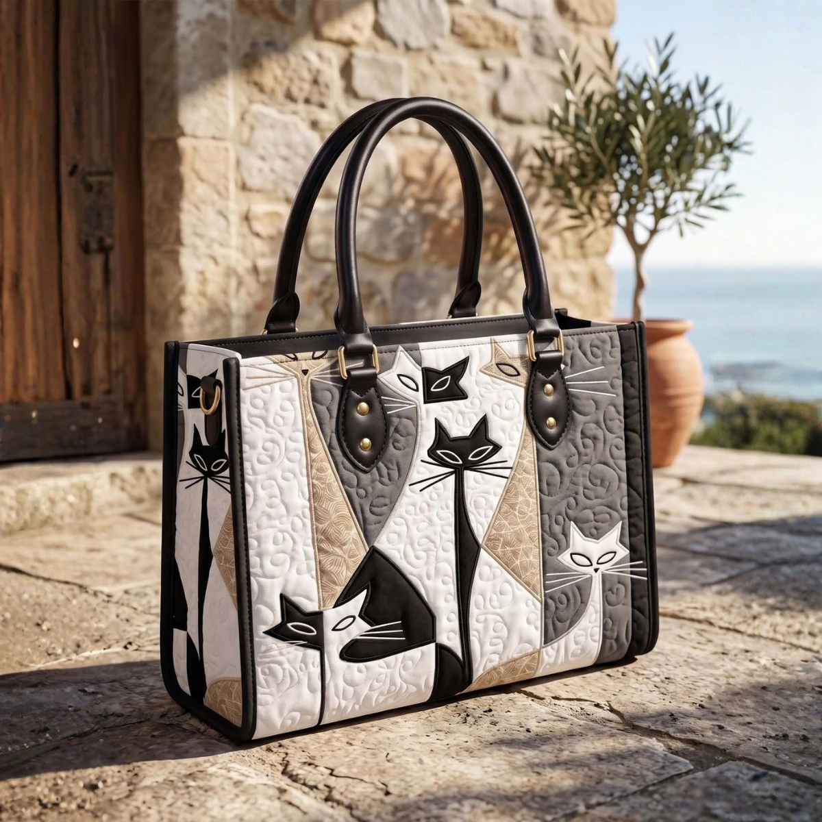 Sac à main - Chat d'art