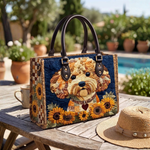 Sac à main - Caniche & Tournesol