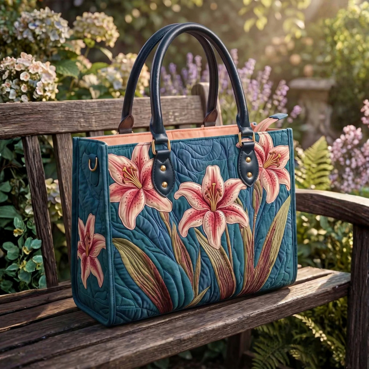 Sac à main - Lys roses