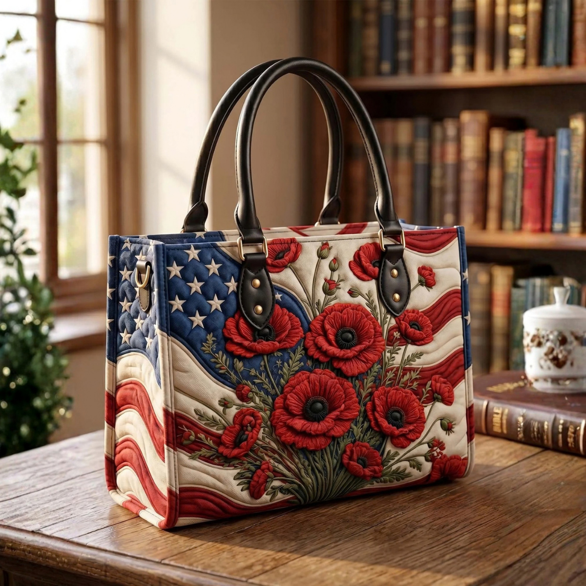 Sac à main - Fleurs de bannière étoilée