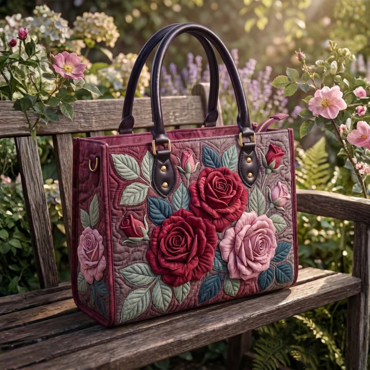 Sac à main - Roses Vintage