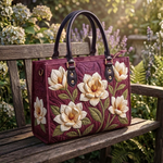 Sac à main - Magnolias blancs