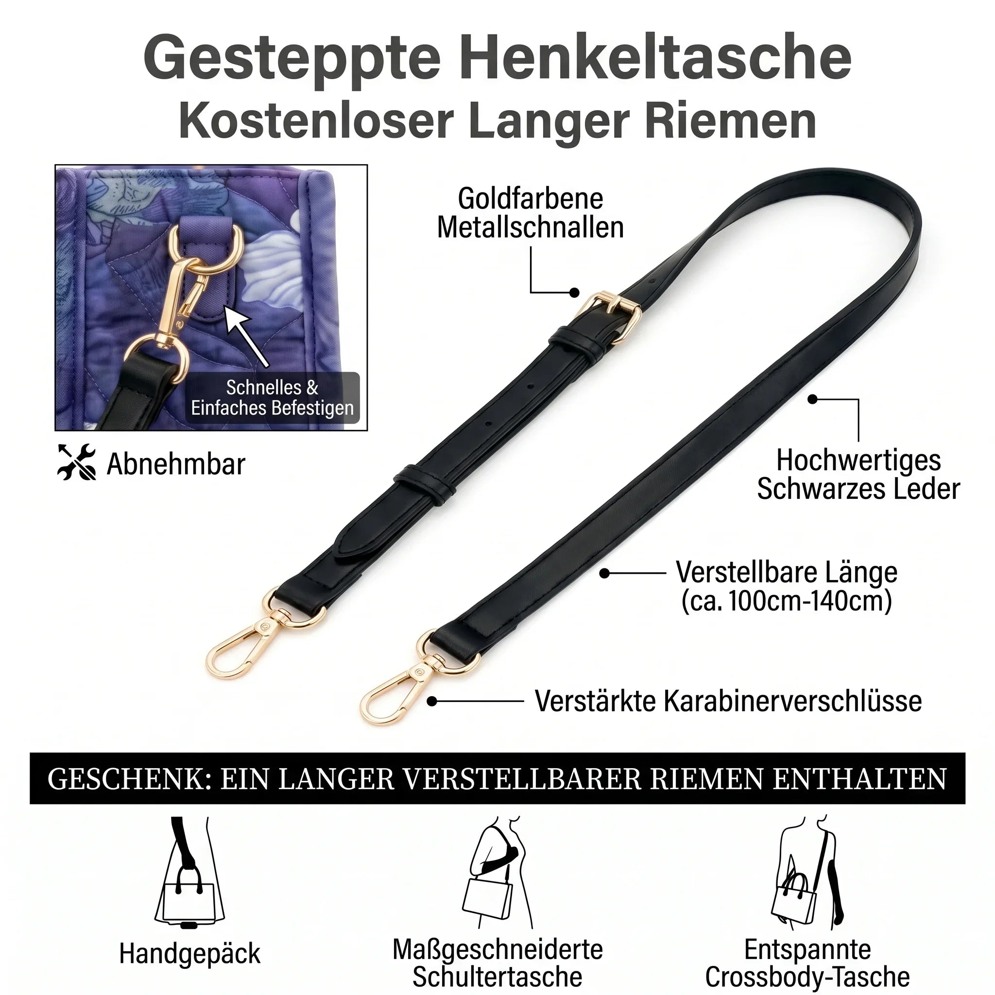 Henkeltasche Bunte Katze II - Bild 1 [de]