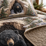 3-Piece Quilted Bed Set - Holiday Retreat