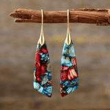 Pendantes pierres colorées