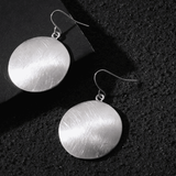 Boucles d'oreilles disques ronds