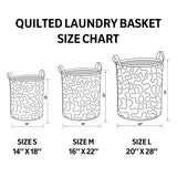 Autumn Cottage Waterfall Cabin Quilted Laundry Basket