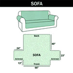 Autumn Forest Quilted Sofa Cover